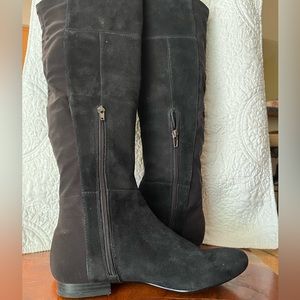 Banana Republic Black Suede Boots